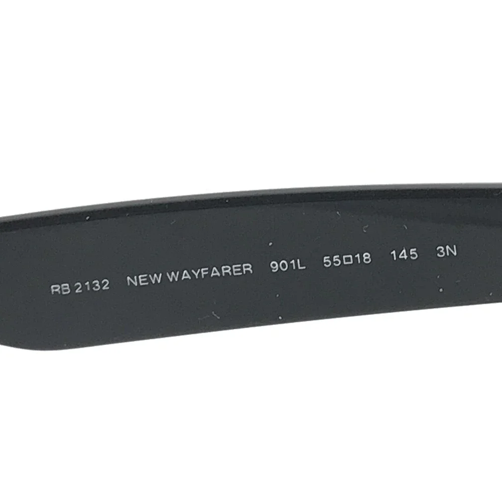 Ray-Ban Sunglasses RB2132 New Wayfarer 901L Matte Black Frames G-15 Lenses 55 mm